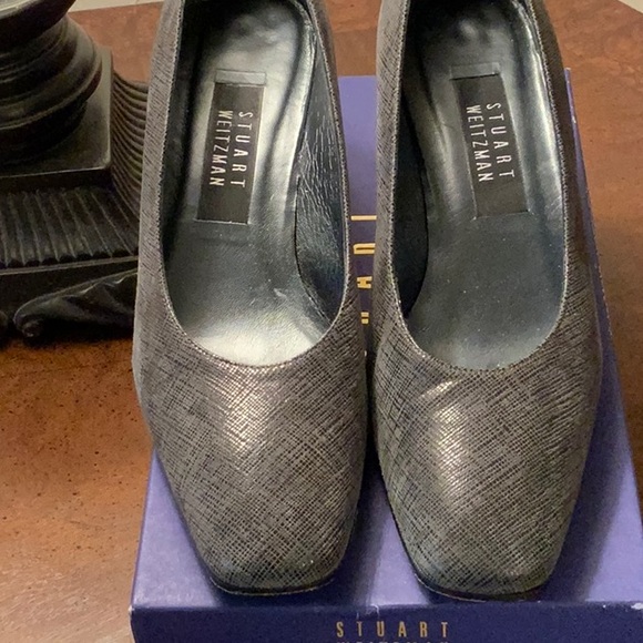 Stuart Weitzman Gray Matrix Napa - Picture 4 of 8